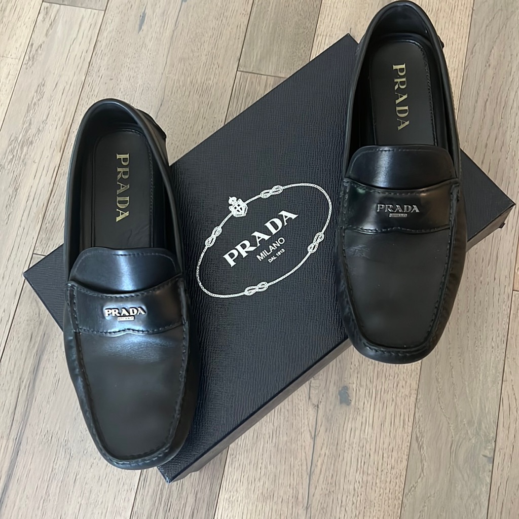 Prada Black Loafers